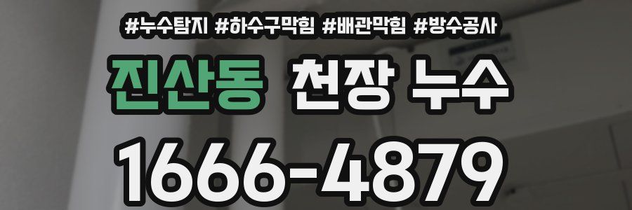 진산동 천장 누수