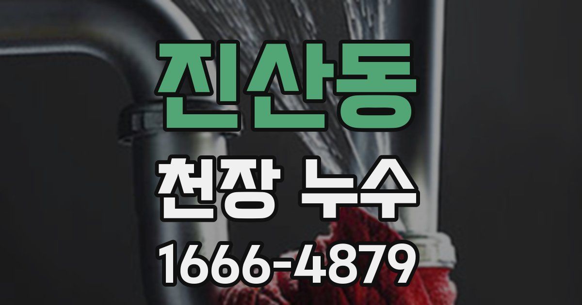 진산동 천장 누수