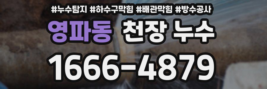 영파동 천장 누수