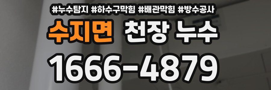 수지면 천장 누수