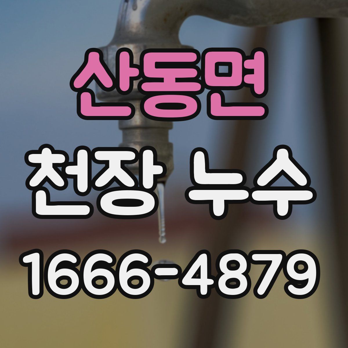 산동면 천장 누수