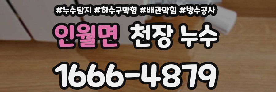 인월면 천장 누수