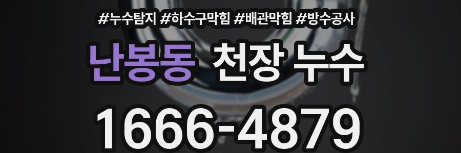 난봉동 천장 누수