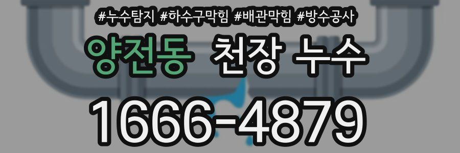 양전동 천장 누수