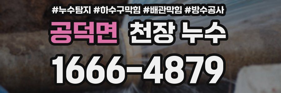 공덕면 천장 누수