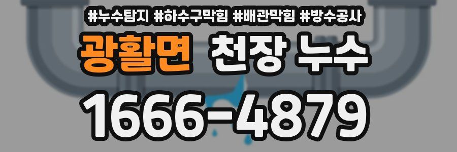 광활면 천장 누수