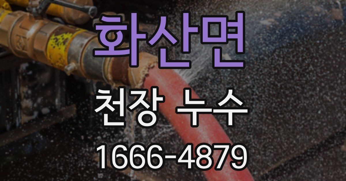 화산면 천장 누수