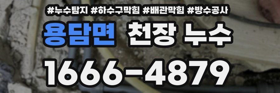 용담면 천장 누수