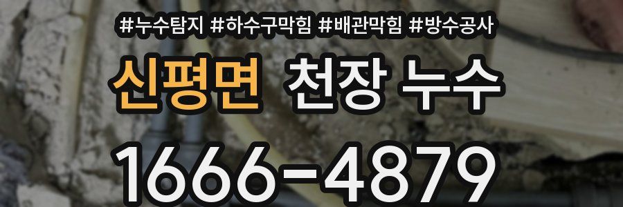 신평면 천장 누수