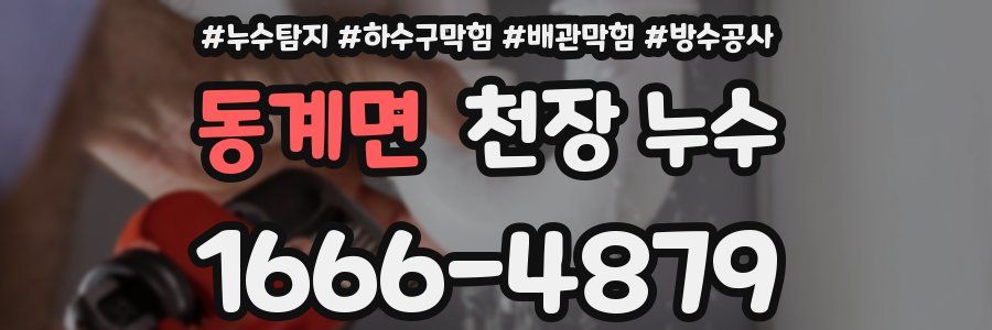 동계면 천장 누수