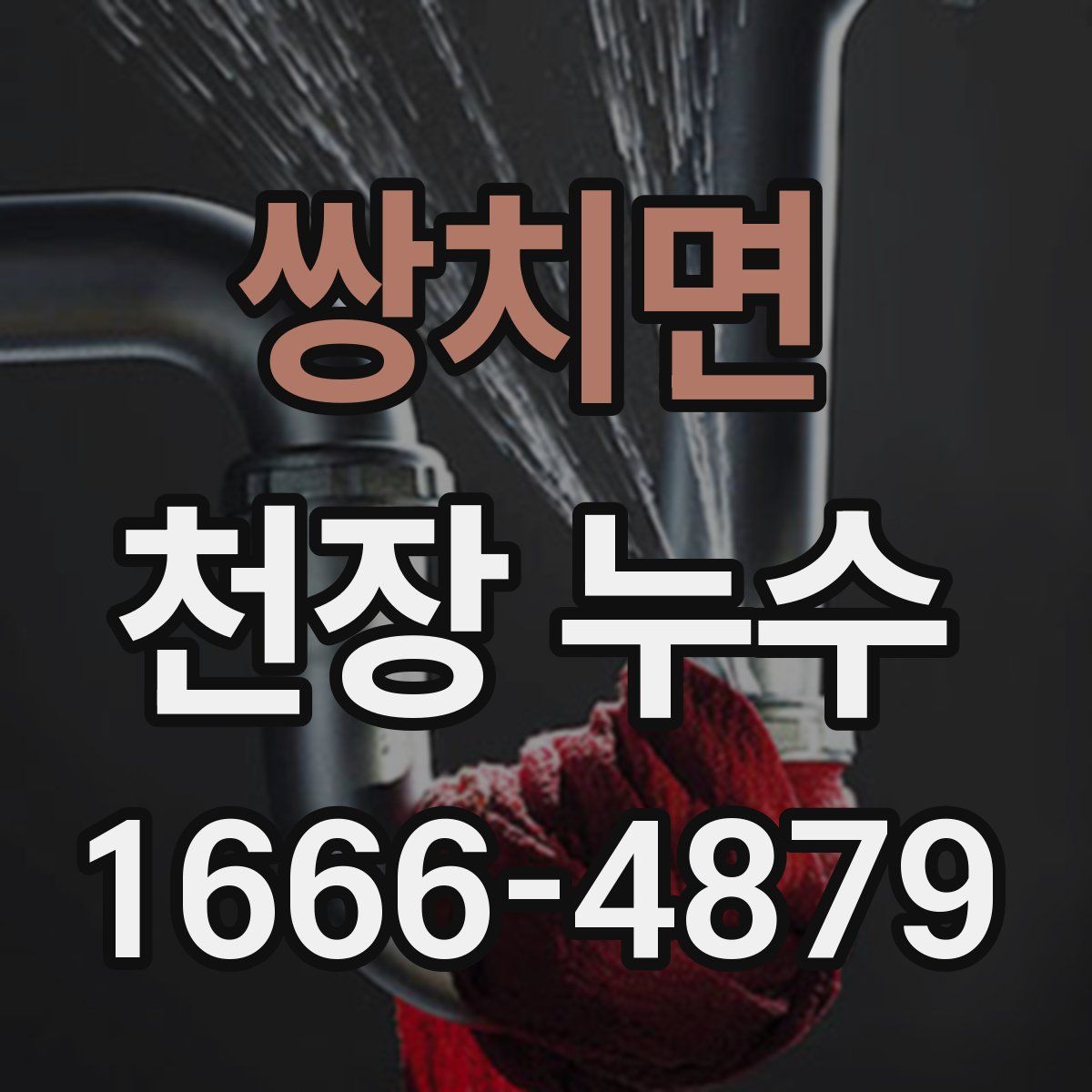 쌍치면 천장 누수