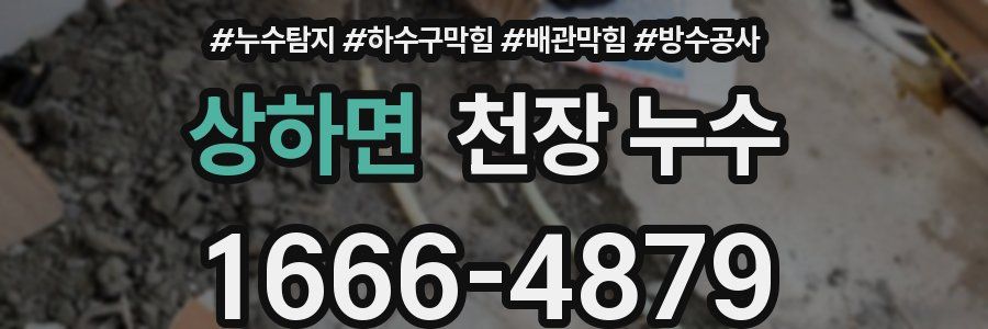 상하면 천장 누수