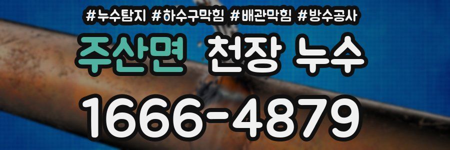 주산면 천장 누수