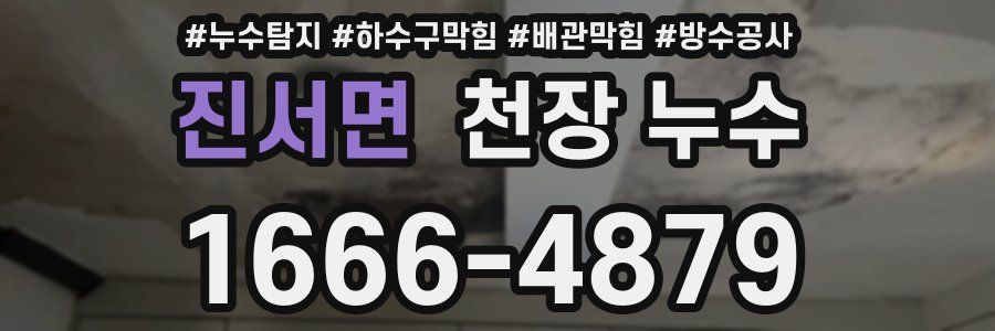 진서면 천장 누수