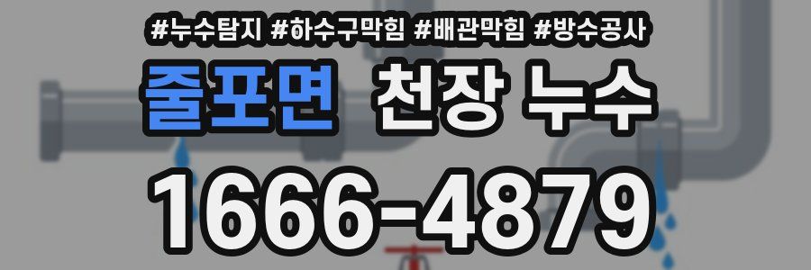 줄포면 천장 누수