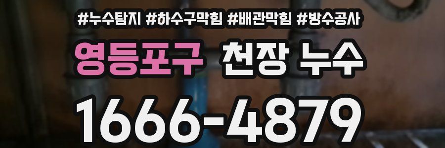 영등포구 천장 누수