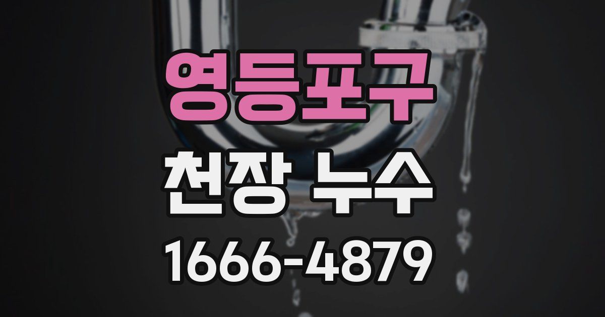 영등포구 천장 누수