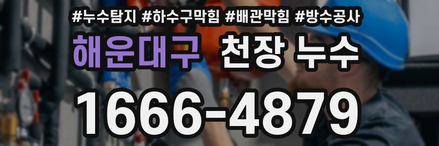 해운대구 천장 누수