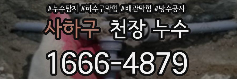 사하구 천장 누수