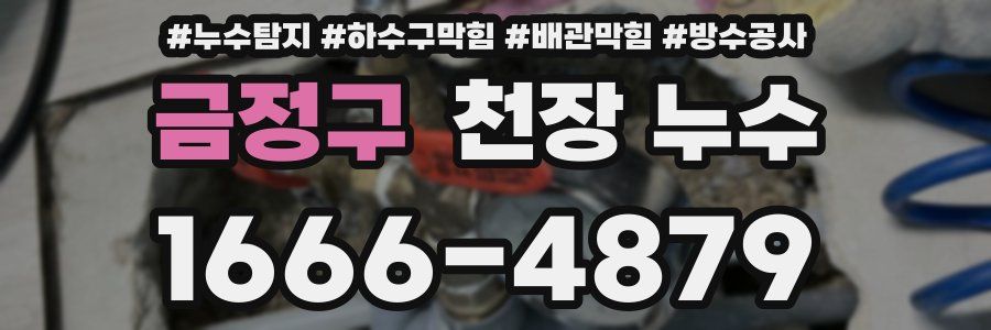 금정구 천장 누수