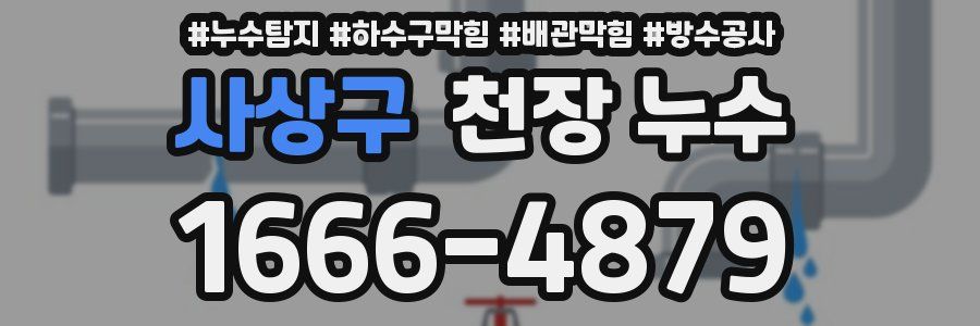 사상구 천장 누수