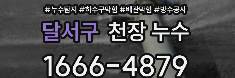 달서구 천장 누수