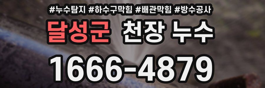 달성군 천장 누수
