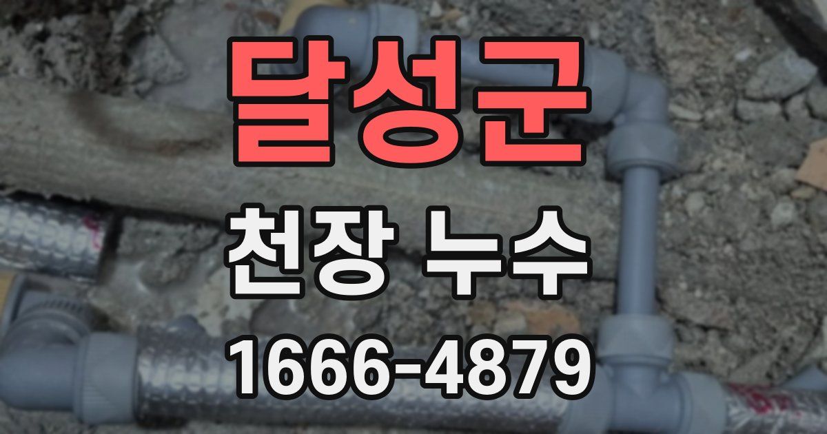 달성군 천장 누수
