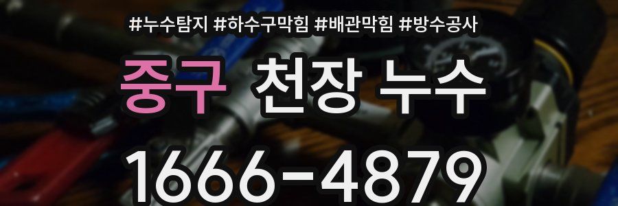 중구 천장 누수