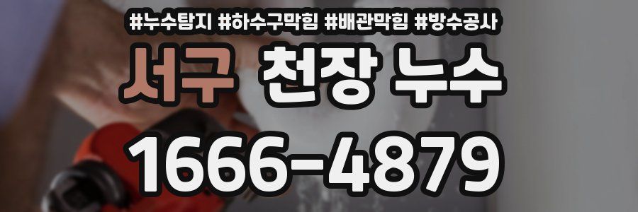 서구 천장 누수