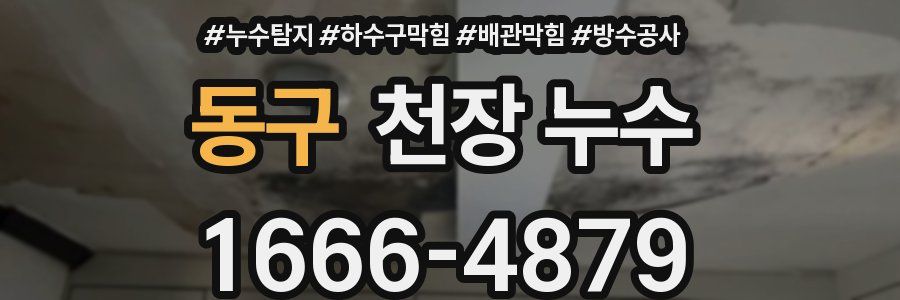 동구 천장 누수