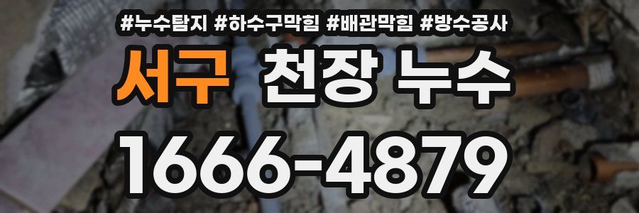 서구 천장 누수