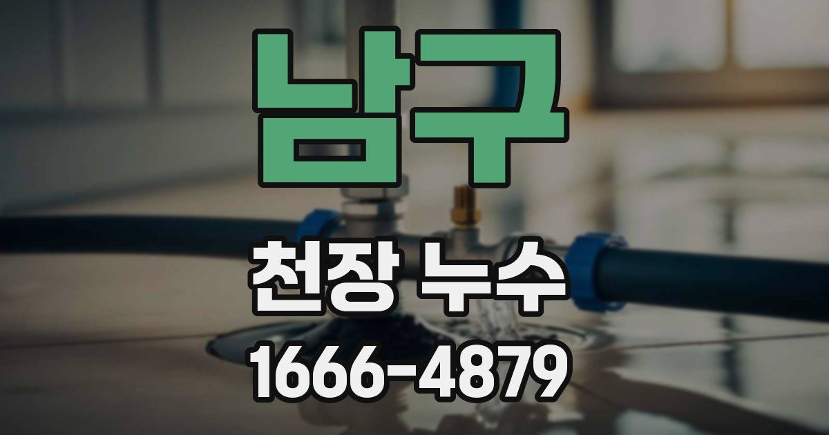 남구 천장 누수