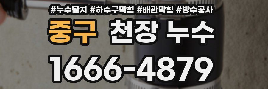 중구 천장 누수