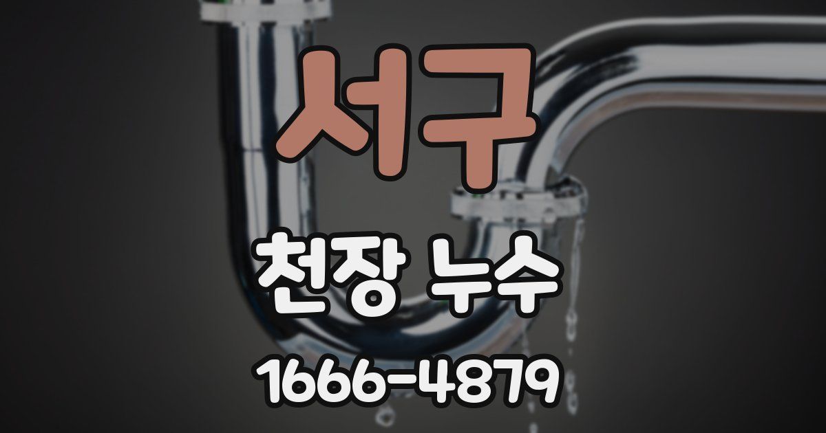 서구 천장 누수