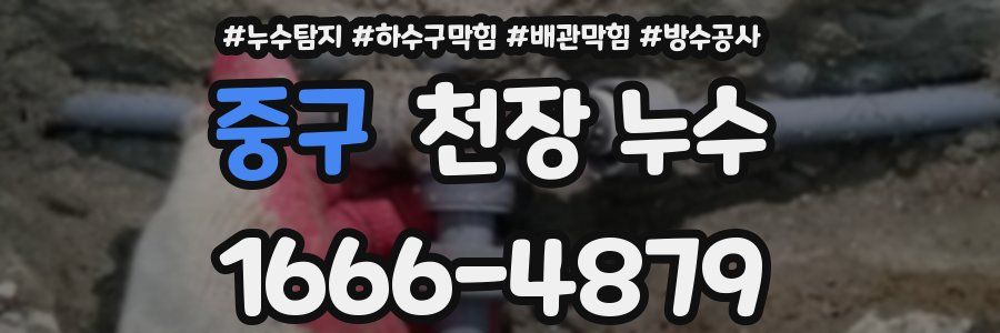 중구 천장 누수