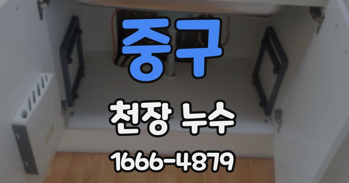 중구 천장 누수