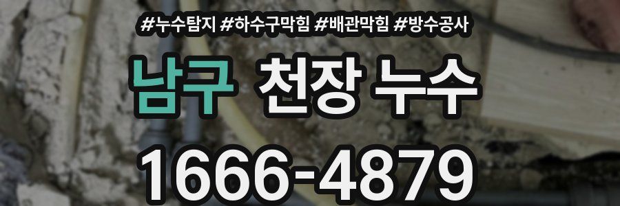 남구 천장 누수