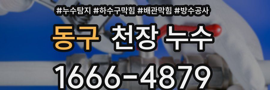 동구 천장 누수