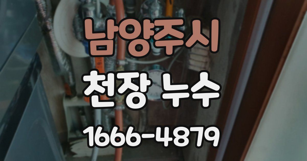 남양주시 천장 누수