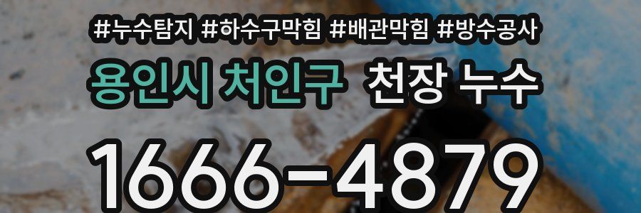 용인시 처인구 천장 누수