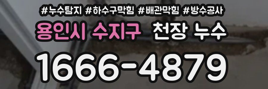 용인시 수지구 천장 누수