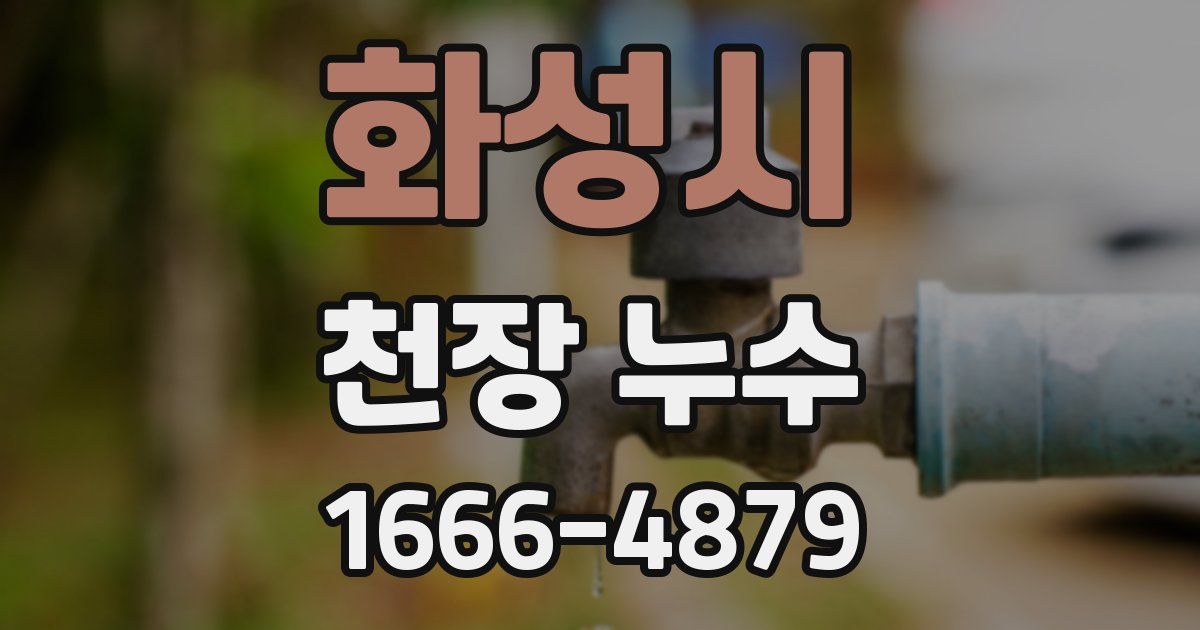 화성시 천장 누수