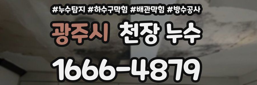 광주시 천장 누수