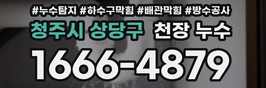 청주시 상당구 천장 누수