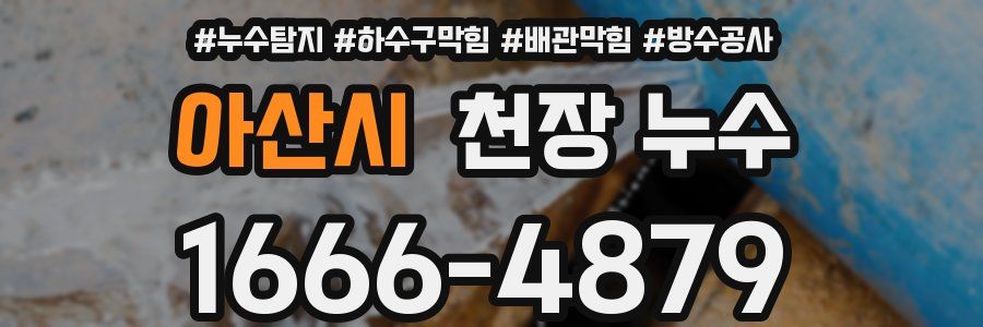 아산시 천장 누수