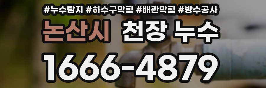 논산시 천장 누수