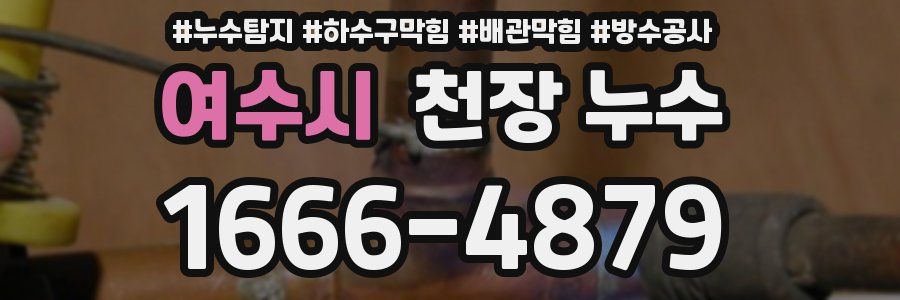 여수시 천장 누수