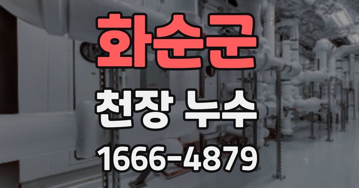 화순군 천장 누수