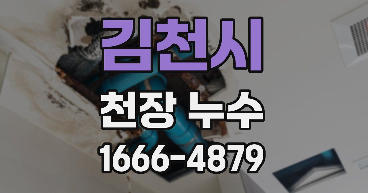 김천시 천장 누수